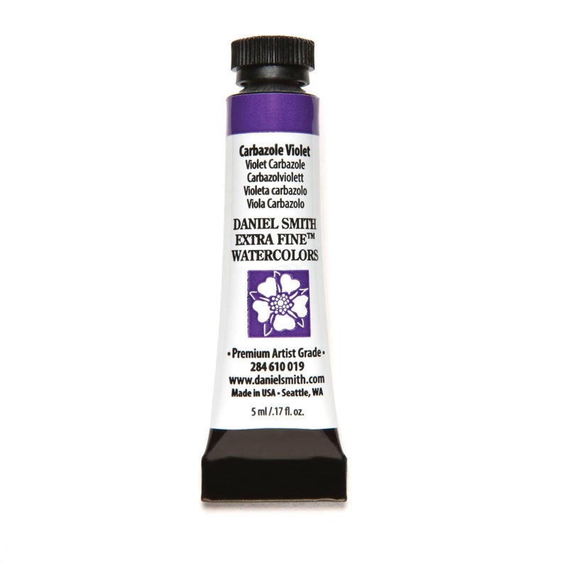 Daniel Smith Extra Fine Watercolor Paint, 5ml Tube, Carbazole Violet, 284610019 - Image 1