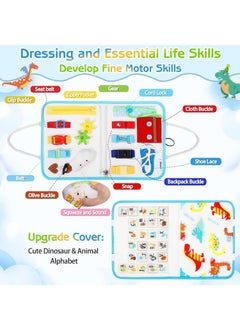 Y&D Busy Board Toys For Kids Toddler Sensory Toys Felt Activity Board For Boys And Girls Preschool Educational Learning Toy Gift For 2-4 Years Old Children Travel Toy For Airplane Or Car  - Image 5
