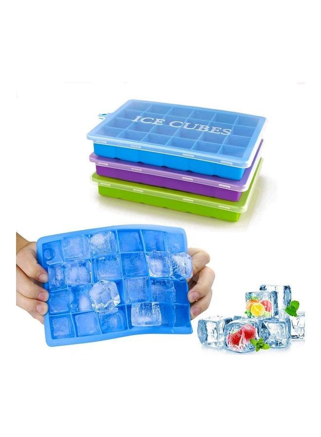 NIBEMINENT 3-Piece Ice Cube Tray B133 Multicolour - Image 1