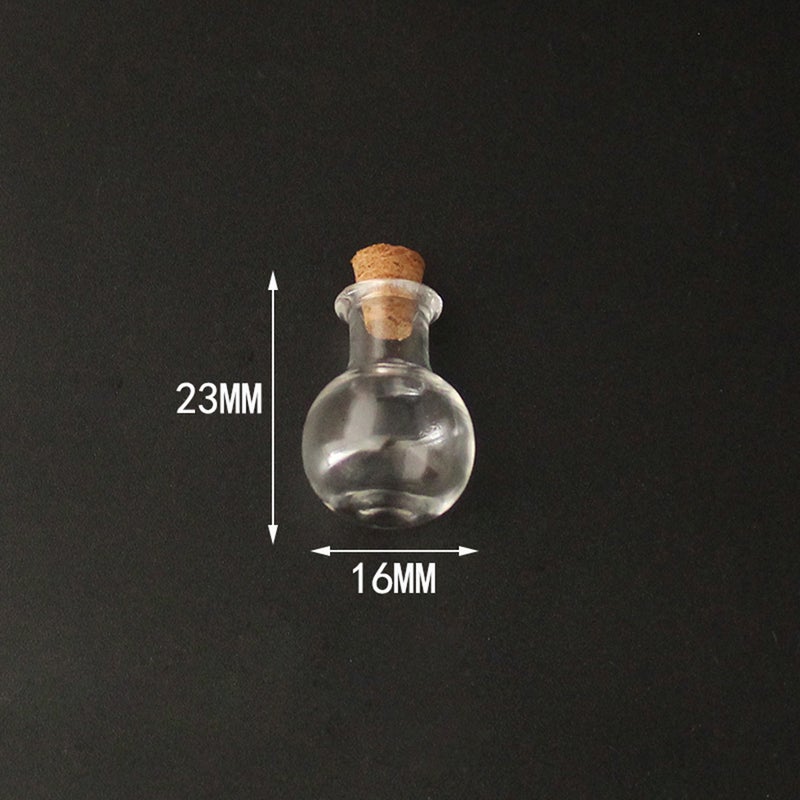 20pcs Mini Bottle Lamp Bulb Glass Bottle Glass Bottle Transparent Bulb Bottle - Image 4
