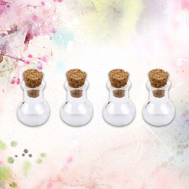 20pcs Mini Bottle Lamp Bulb Glass Bottle Glass Bottle Transparent Bulb Bottle - Image 2