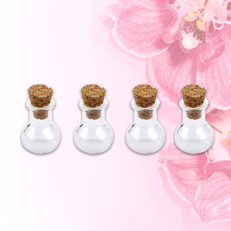 20pcs Mini Bottle Lamp Bulb Glass Bottle Glass Bottle Transparent Bulb Bottle - Image 3