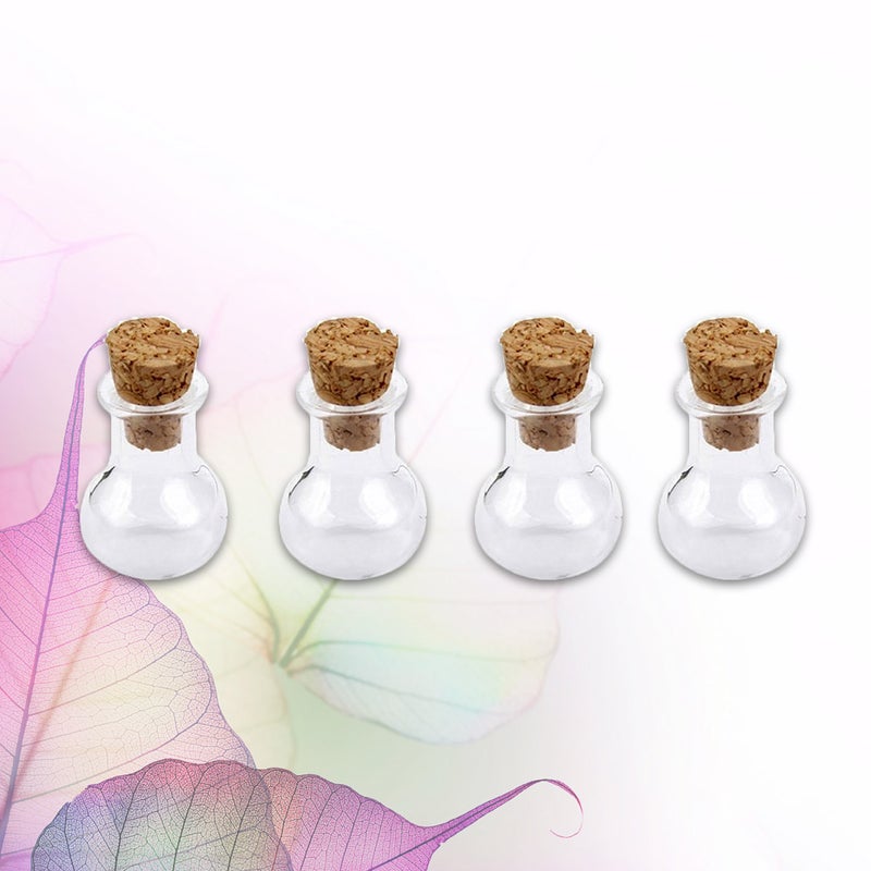 20pcs Mini Bottle Lamp Bulb Glass Bottle Glass Bottle Transparent Bulb Bottle - Image 5