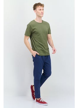 Sorbino Men Drop Crotch Drawstring Skinny Pants, Heather Blue  - Image 3