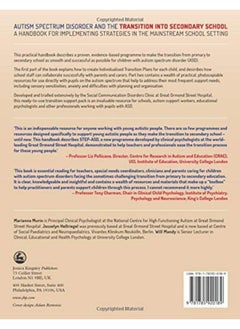 Autism Spectrum Disorder and the Transition into Secondary School: A Handbook for Implementing Strategies in the Mainstream School Setting  - Image 2