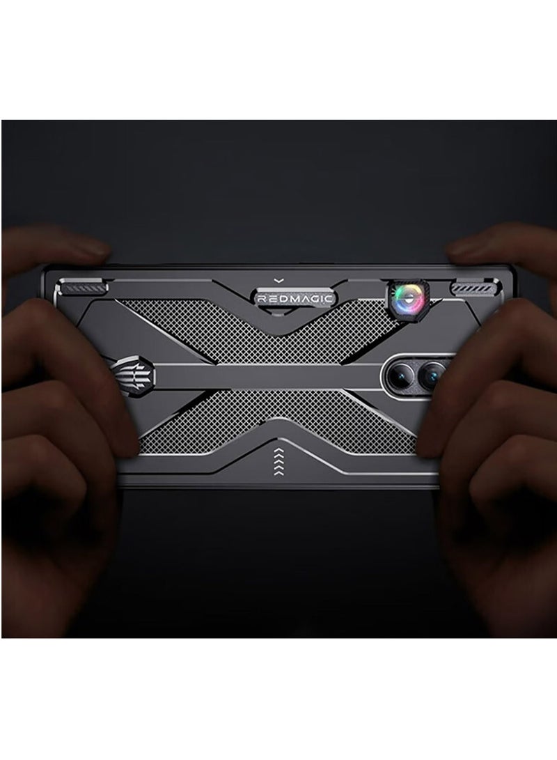 SYOSI Flexible TPU Case for Red Magic 8s Pro, Anti Scratch Shockproof Phone Cover, Designed for RedMagic 8s Pro, Sleek Black Design - Image 3