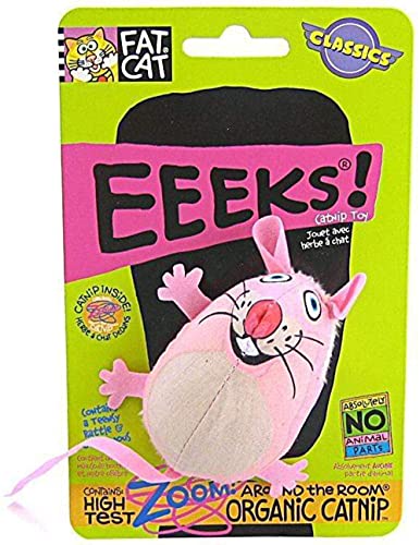 Bamboo Pet Eeeks Kitty Hoots Original Mouse Cat Toy - Image 1