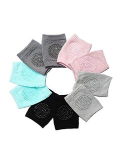 Cool Baby COOLBABY 5 Pairs Baby Kneepads Crawling Anti Slip Knee Breathable High Elastic Sponge Kneepads For Baby Multicolor  - Image 1