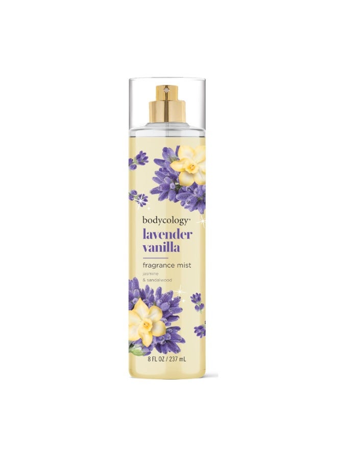 Bodycology Bodycology Long-Lasting Fragrance Body Mist, Lavender Vanilla, 8 fl oz - Image 1
