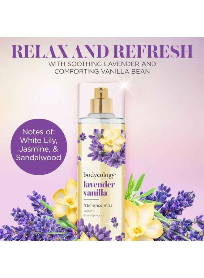 Bodycology Bodycology Long-Lasting Fragrance Body Mist, Lavender Vanilla, 8 fl oz - Image 3