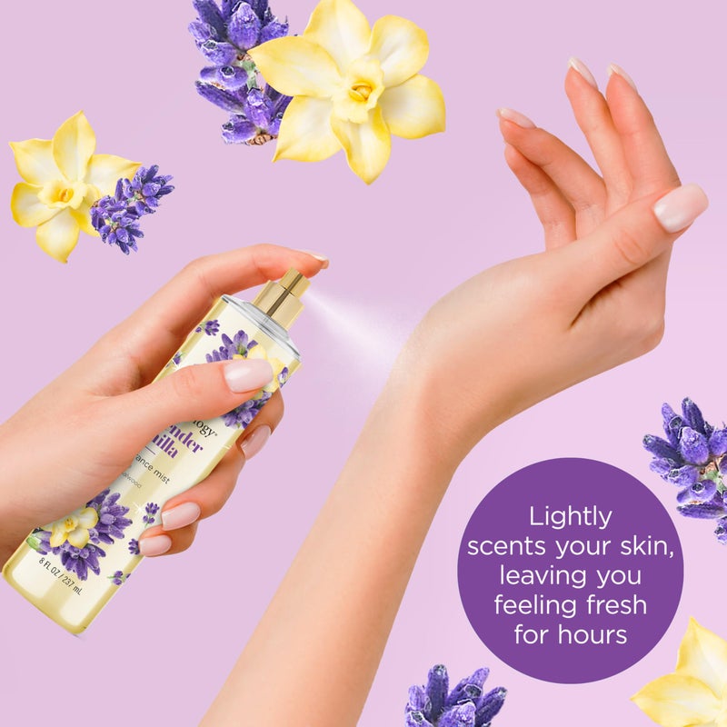 Bodycology باديكولوجي رذاذ الجسم المعطر طويل الأمد، لافندر فانيلا، 8 أونصة سائلة - Image 3