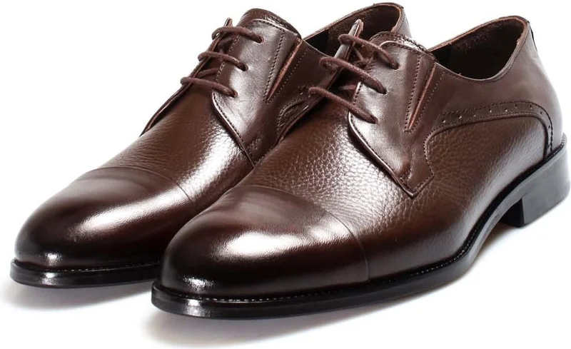Fast Step Men's Leather Casual Classic Daily Loafer Lace-up Shoes 867MA226