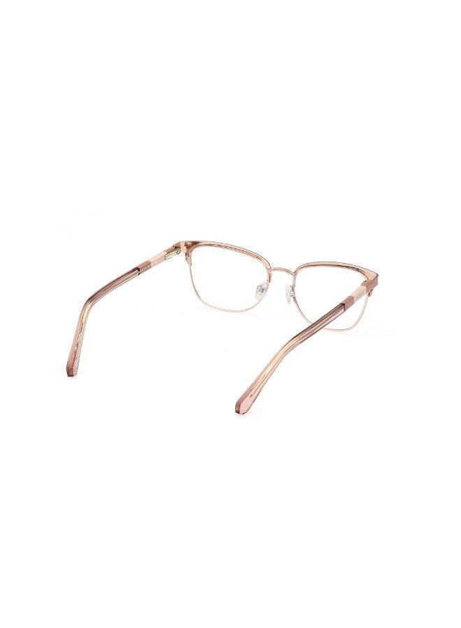 غانت نظارة طبية بشكل عين قطة للنساء بأذرع من الأسيتات GA4144  مقاس 51 - روزجولد لامع - Image 5