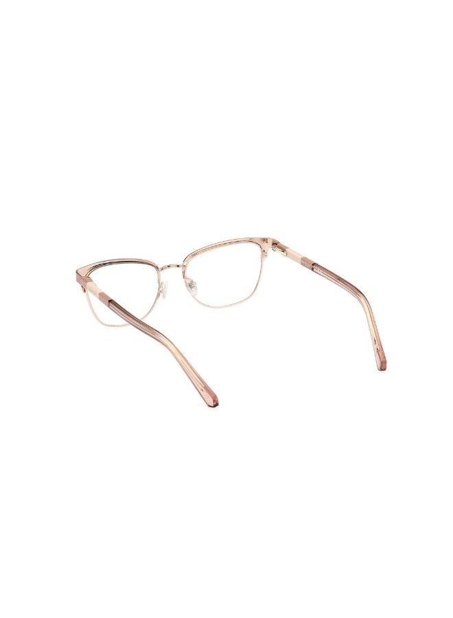 غانت نظارة طبية بشكل عين قطة للنساء بأذرع من الأسيتات GA4144  مقاس 51 - روزجولد لامع - Image 3