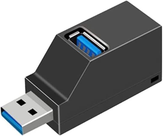 FANTIA USB Hub,High Speed Mini USB 3.0 USB 2.0 HUB 3 Port Splitter (2 USB 2.0 zUSB 3.0) Distribution Adapter for PC Laptop MacBook Notebook USB Flash Drives - Image 2