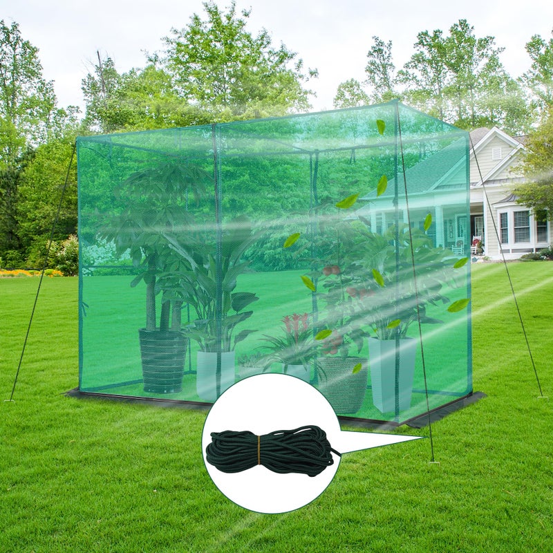 Toriexon Crop Cage Plant Protection Tent 4 x 8 x 6 Feet, Easy to Install Protection Garden Cages, Crop Cages with Storage Bag Suitable for Garden Patio Lawn - Image 2