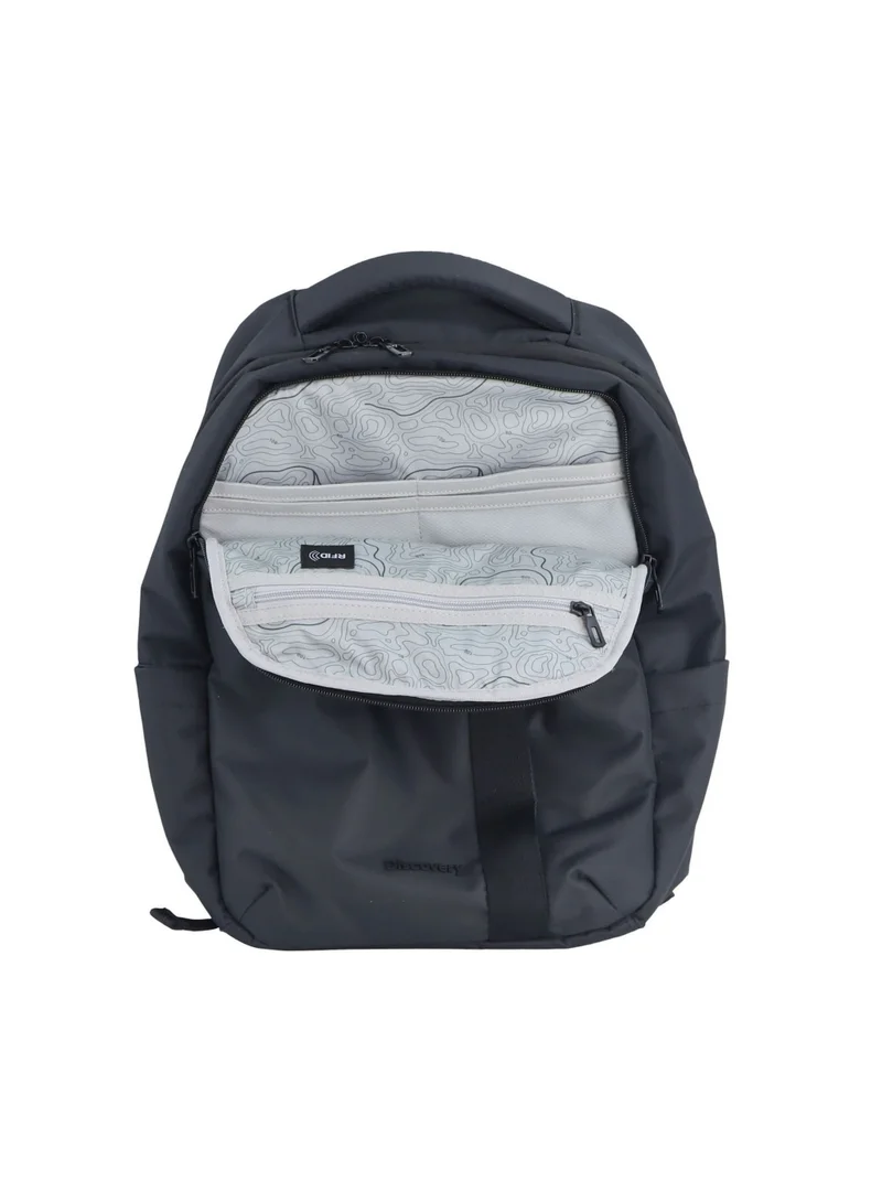 Discovery  Downtown 15" Laptop Backpack – Eco Recycled Bag with Tablet Pocket, RFID Protection, Gusset Pockets & Luggage Strap | Work, University & Travel  | Best Price UAE