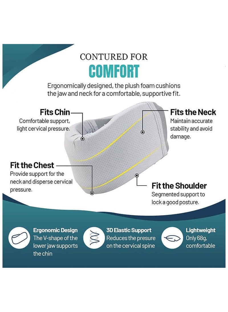 Generic Neck Brace for Neck Pain and Support, 1PCS Neck Brace for Sleeping, Soft Neck Support Relieves Pain, Soft Neck Brace Cervical Collar, Neck Traction Device (M-for Women)  - Image 2