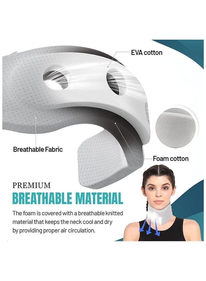 Generic Neck Brace for Neck Pain and Support, 1PCS Neck Brace for Sleeping, Soft Neck Support Relieves Pain, Soft Neck Brace Cervical Collar, Neck Traction Device (M-for Women)  - Image 3