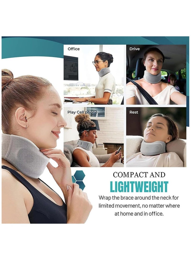 Generic Neck Brace for Neck Pain and Support, 1PCS Neck Brace for Sleeping, Soft Neck Support Relieves Pain, Soft Neck Brace Cervical Collar, Neck Traction Device (M-for Women)  - Image 4