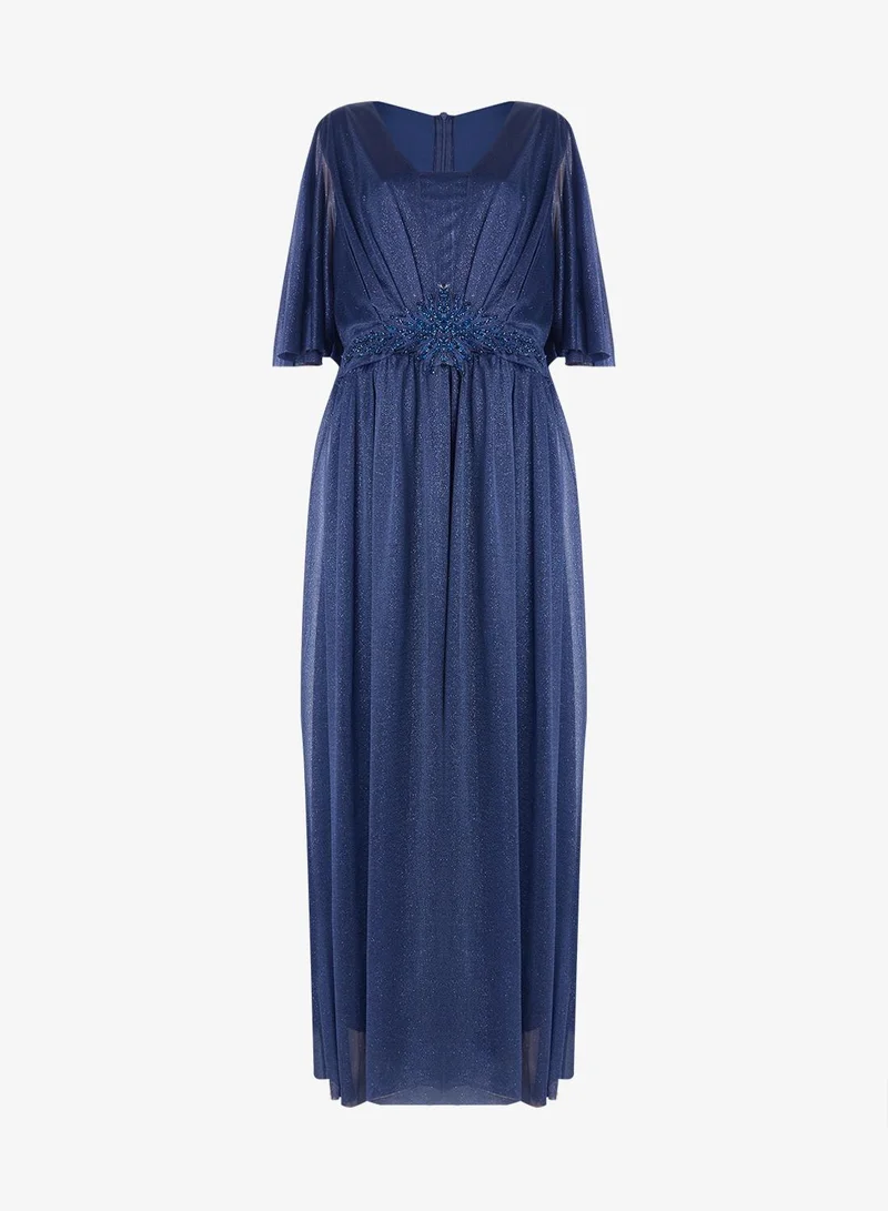 Khizana Plus Size Shimmer A-Line Dress