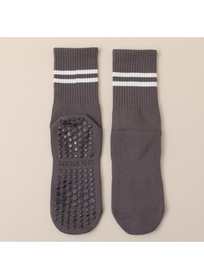 KUYING Fashion Anti Slip Breathable Sports Socks Three Piece Set