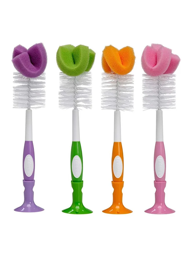 دكتور براونز فرشاة رضّاعات الأطفال القياسية، قطعة واحدة، ألوان متنوعة