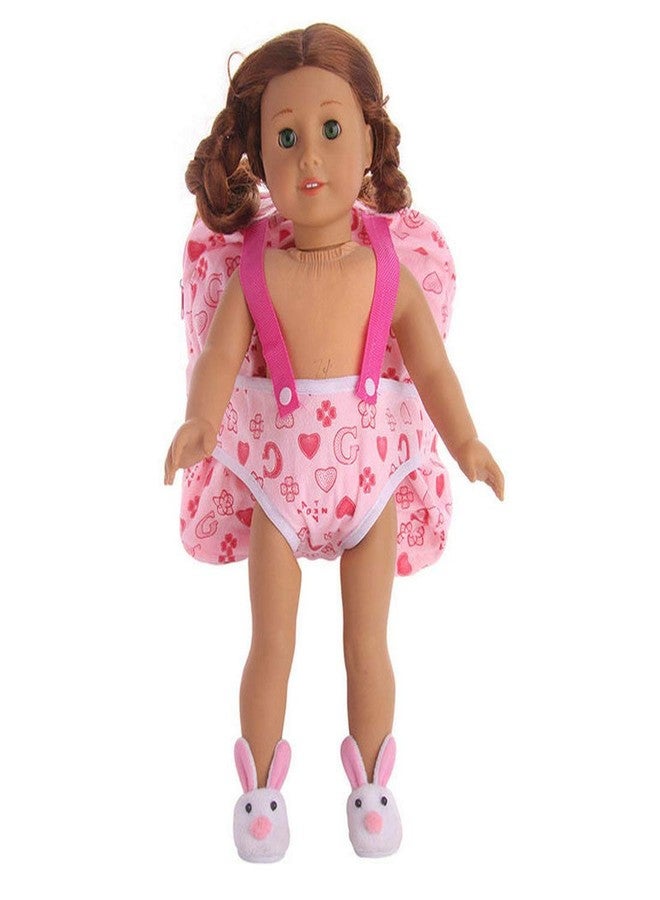 TianBo Baby Doll Pink Carrier Backpack Doll Accessories, Storage for Doll Clothes and Accessories for 15 Inch to 18 Inch Dolls - Image 4