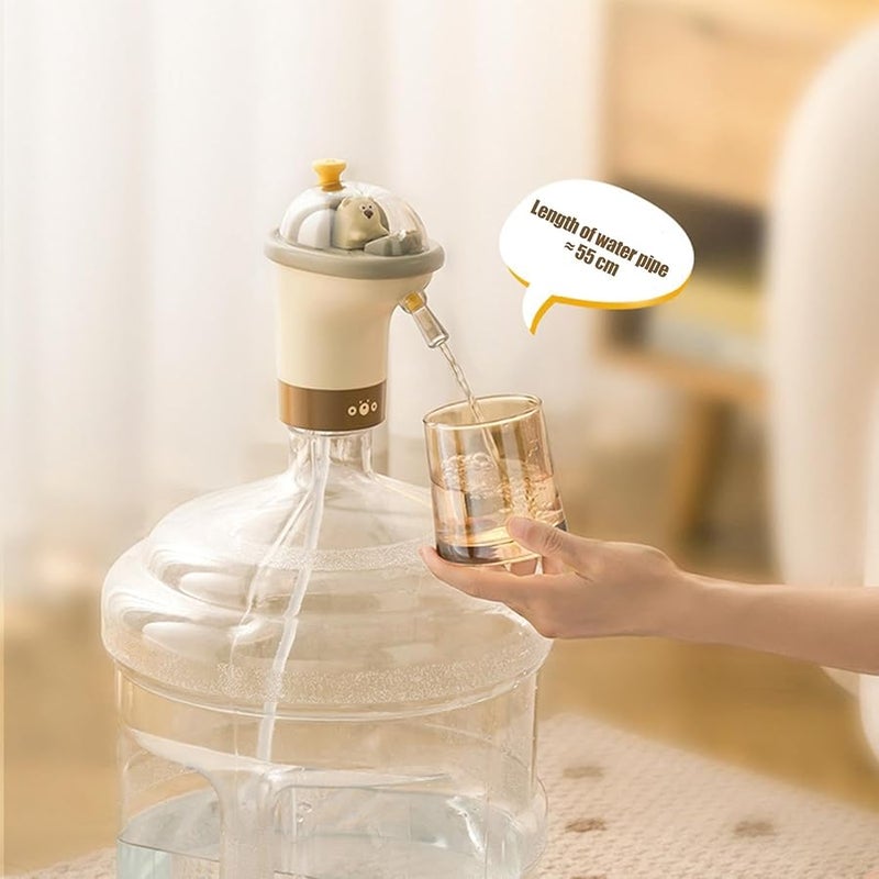 Electric Drinking Water Pump Cartoon Animal Design Powerful Motor For Kitchen Home Camping - Image 5