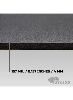 Siless Liner 157 Mil 4 Mm 51 Sq Feet Car Sound Deadening Closed Cell Foam And Heat Insulation Mat Pe Foam Sound Deadener Material And Heat Barrier  - Image 3