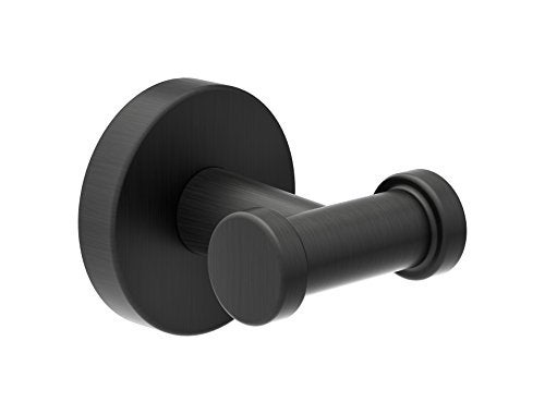 Symmons 353DRHMB Dia WallMounted Double Robe Hook in Matte Black - Image 1