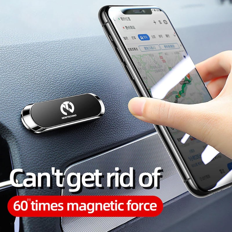 NEWTECHNO Origi-nal ONE Hand Use Technology Magnetic Mobile Phone Holder for Car Dashboard/Car Mount Mobile (World's Strongest and Safest Magnets) - for Use in Car/Office/Home/Bike/Scooter - Image 4