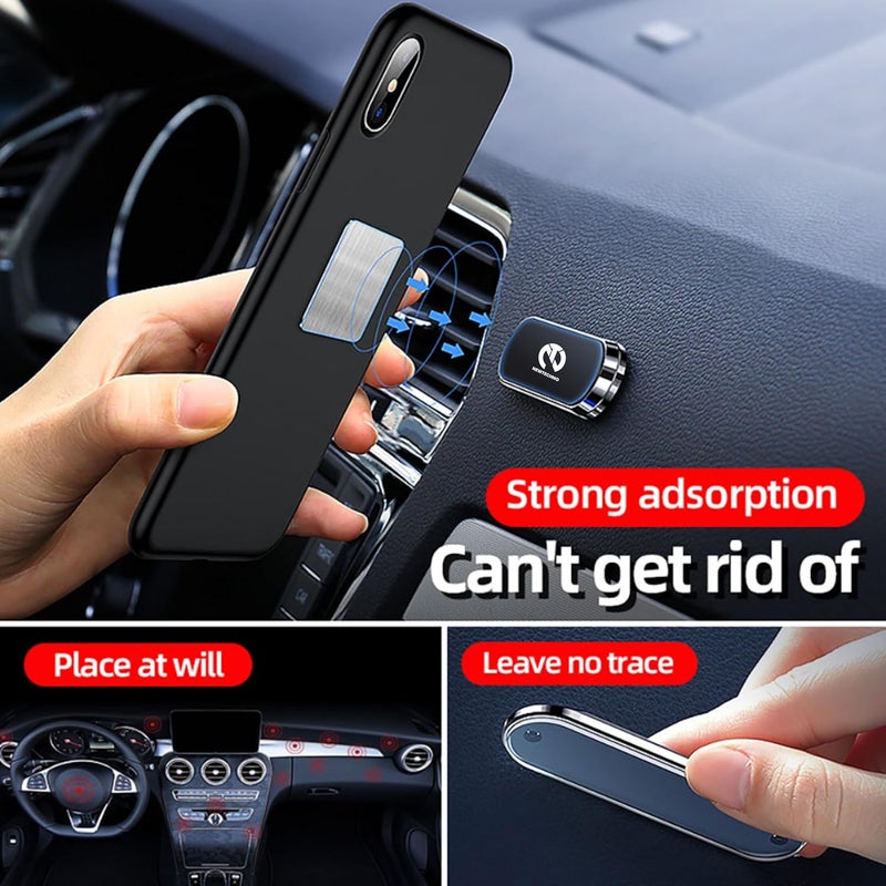 NEWTECHNO Origi-nal ONE Hand Use Technology Magnetic Mobile Phone Holder for Car Dashboard/Car Mount Mobile (World's Strongest and Safest Magnets) - for Use in Car/Office/Home/Bike/Scooter - Image 3