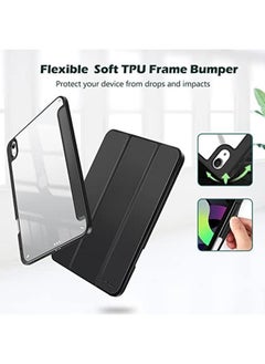 Procases For Ipad Air 11” 2024 M2 Air 5Th 4Th Generation Case With Pencil Holder Smart Protective Cover For Ipad Air 5 Air 4 10.9 Inch Black  - Image 3