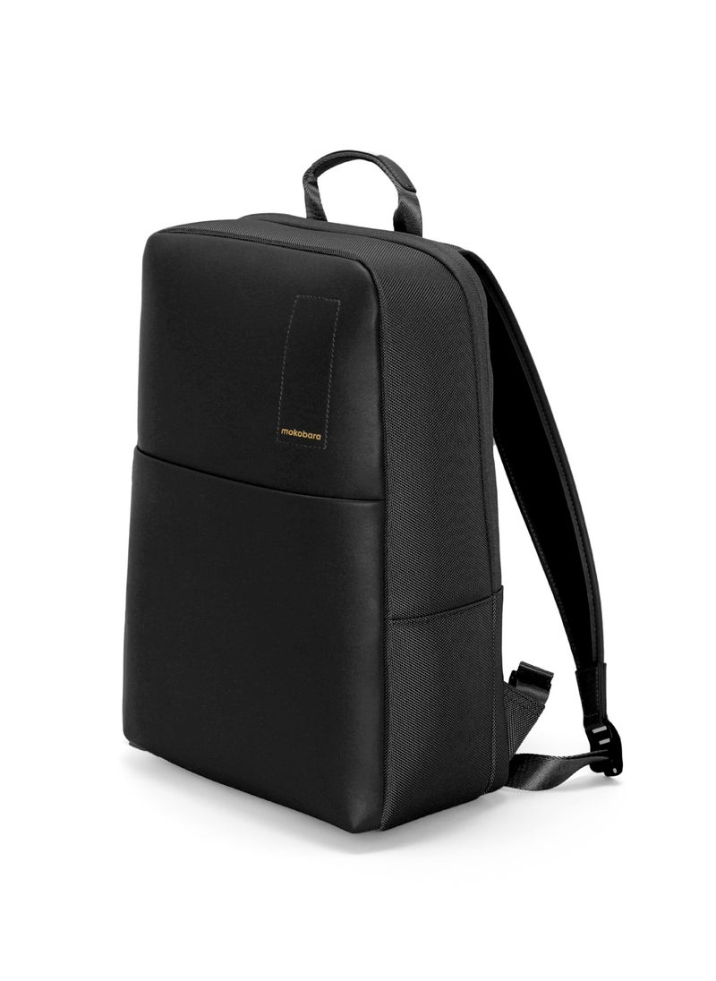 Mokobara MOKOBARA The Backpack 15.5" Inch Laptop Backpack Padded Shoulder Daily Use Office Backpack for Men Women (Black)  - Image 1