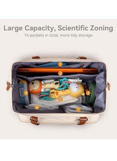 Gonice Diaper Bag Backpack, Fashion Travel Diaper Backpack Changing Baby Bag  - Image 4