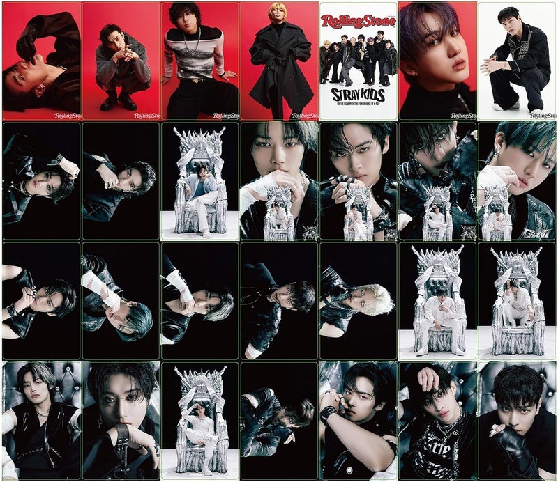 KPOPBP Stray Kids Giant Album Photocards 55 PCS KPOP Photo Cards SKZ Merch LOMO Card Set, Gift for Boys and Girls - Image 4