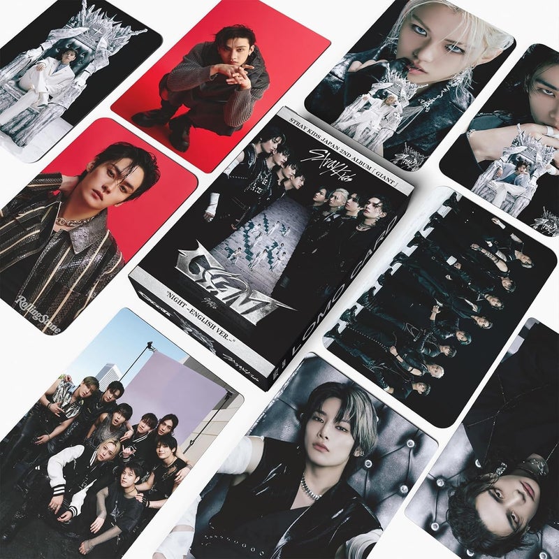 KPOPBP Stray Kids Giant Album Photocards 55 PCS KPOP Photo Cards SKZ Merch LOMO Card Set, Gift for Boys and Girls - Image 3