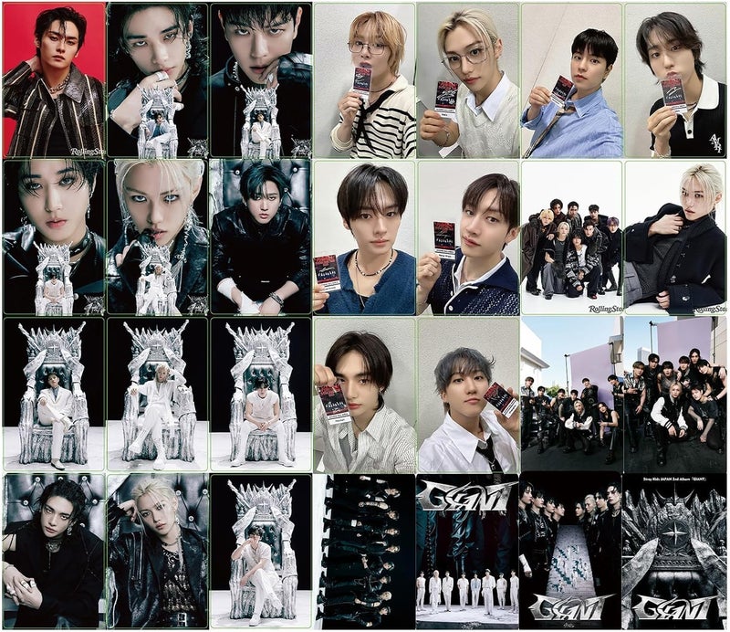KPOPBP Stray Kids Giant Album Photocards 55 PCS KPOP Photo Cards SKZ Merch LOMO Card Set, Gift for Boys and Girls - Image 5