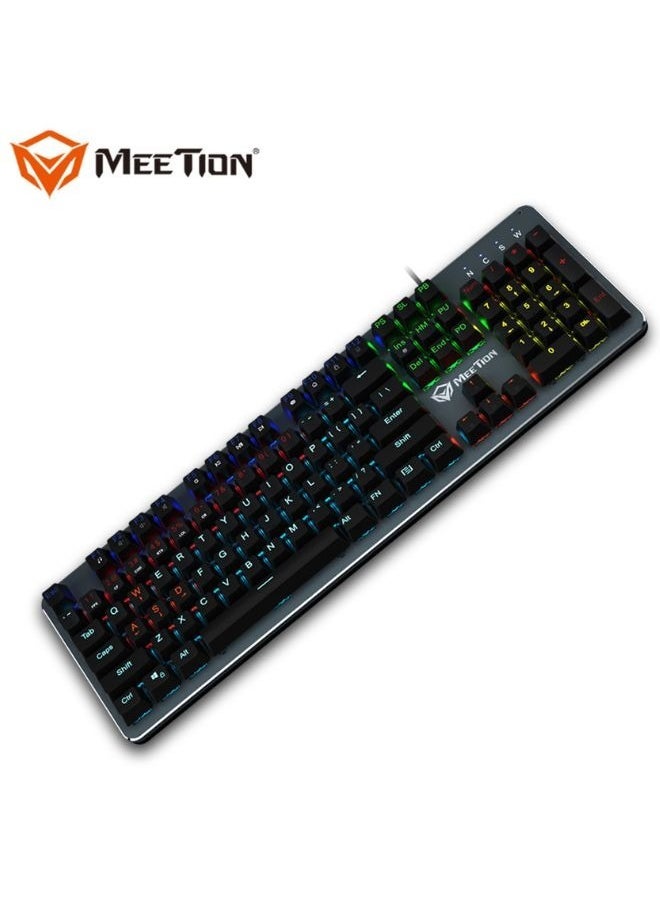 Meetion Basic Mechanical Gaming Keyboard MK007 – Wired Full-Size Layout with Anti-Ghosting & Tactile Mechanical Keys | USB Plug-and-Play Gaming Keyboard with Durable Build | Ideal for Gamers, Typists, and Office Use | Comfortable Design with Fast Response  - Image 5