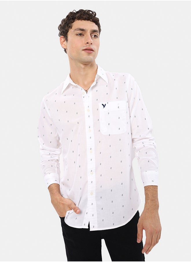American Eagle - AE Slim Fit Everyday Button-Up Shirt - Image 1