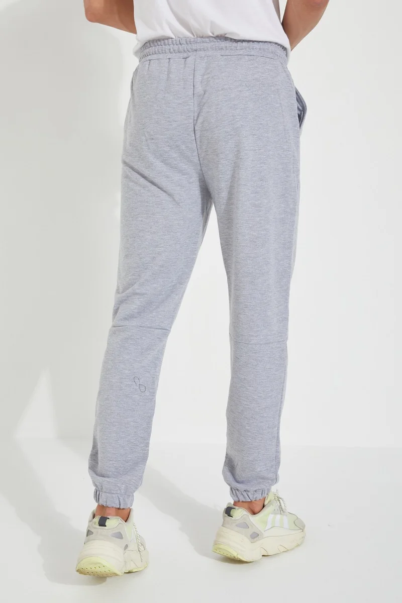 Twenty3 Men's Regular Fit Elastic Leg Waist Elastic Stitch Detailed Sweatpants