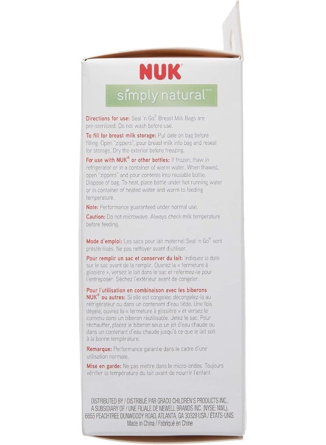 NUK Seal N Go Breast Milk Bags 50 Count YK-006 - Image 5