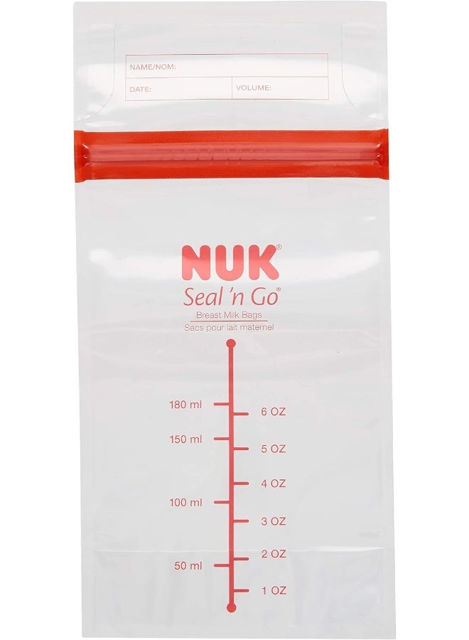 NUK Seal N Go Breast Milk Bags 50 Count YK-006 - Image 1