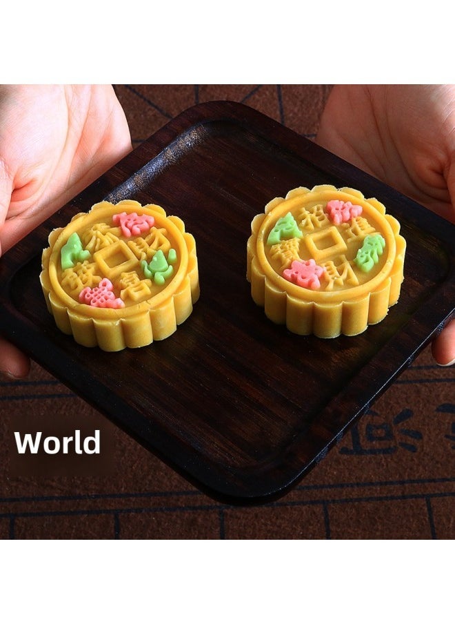 73Hours 2024 Classic 75g Non-stick Easy Demoulding Hand-pressed Handmade Moon Cake Mold-Specifications - Image 2