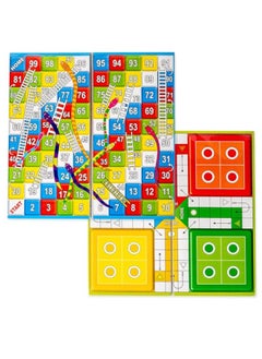 RATNA'S RATNA'S Classic Strategy Game Little Snakes and Ladders with Ludo 2 In 1 for Young Businessman (Multicolour)  - Image 3