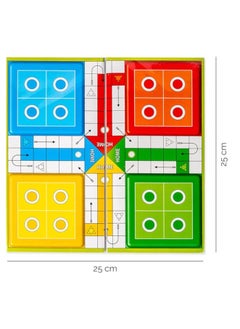 RATNA'S RATNA'S Classic Strategy Game Little Snakes and Ladders with Ludo 2 In 1 for Young Businessman (Multicolour)  - Image 4