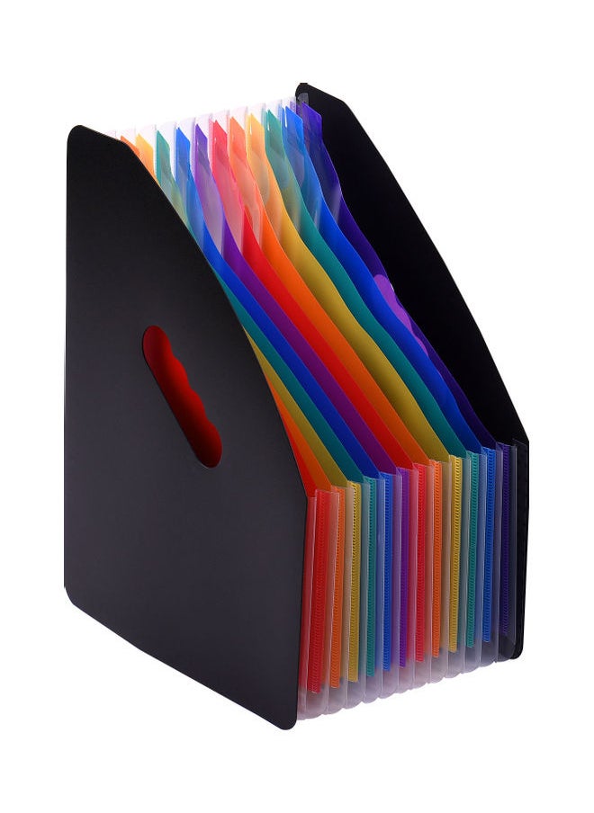 Loquat 12 Pockets Expanding File Folder Multicolour  - Image 1