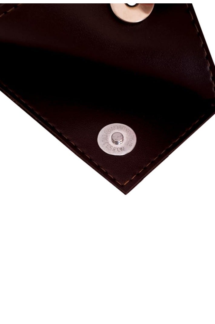 Premium Leather Tissue Holder for Cars – Stylish and Durable Tissue Holder with Magnetic Closure (Brown) - Image 3