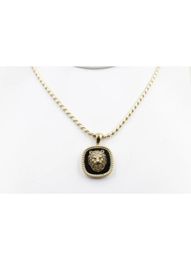 GUESS Lion Charm Necklace 